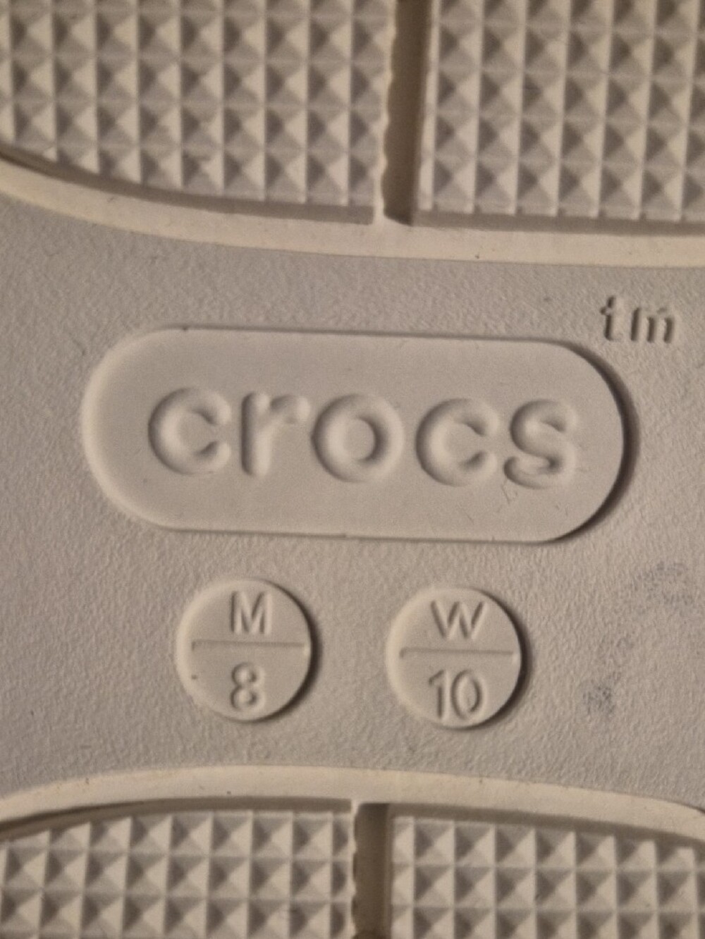 Crocs Womans Mega Crush Triple Strap Chalk White - Picture 8 of 8